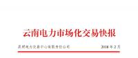 云南2月電力市場化交易快報：省內合計成交電量549536萬千瓦時