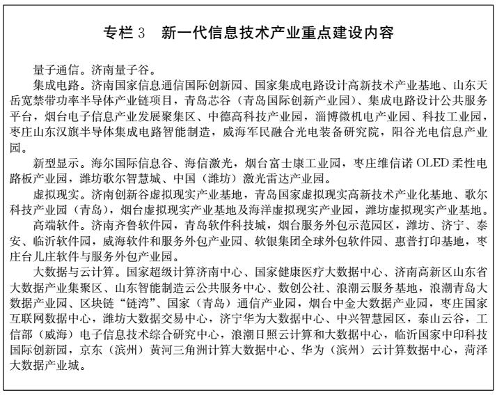 山東省人民政府關于印發山東省新舊動能轉換重大工程實施規劃的通知